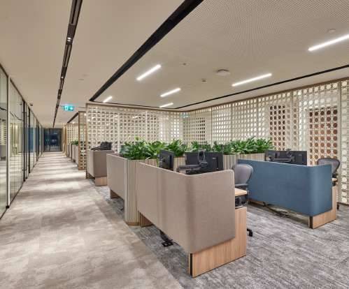 White & Case glass meeting room